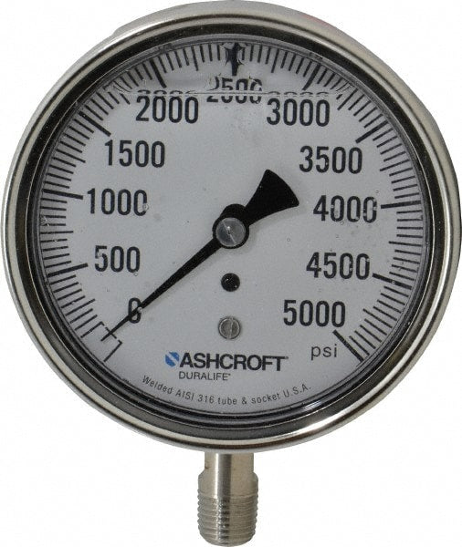 Ashcroft 94225 Quality Filled Gauge 2.5,3.5"