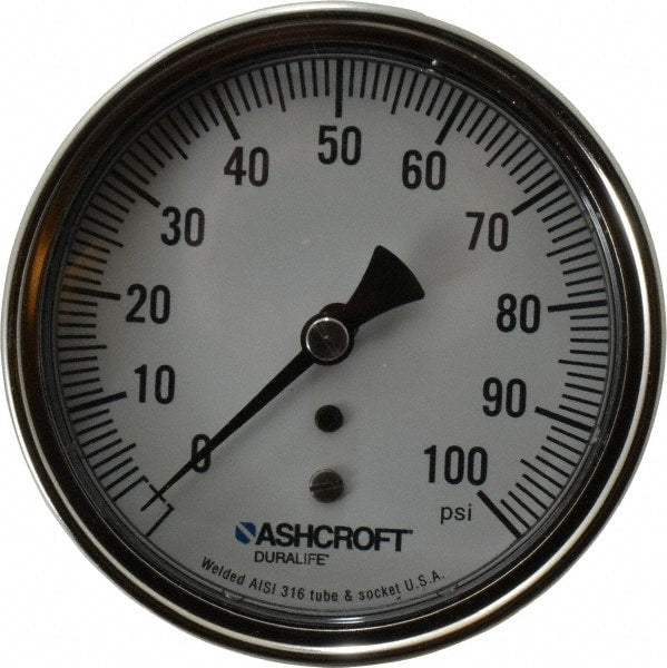 Ashcroft 94921 Quality Filled Gauge 2.5,3.5"