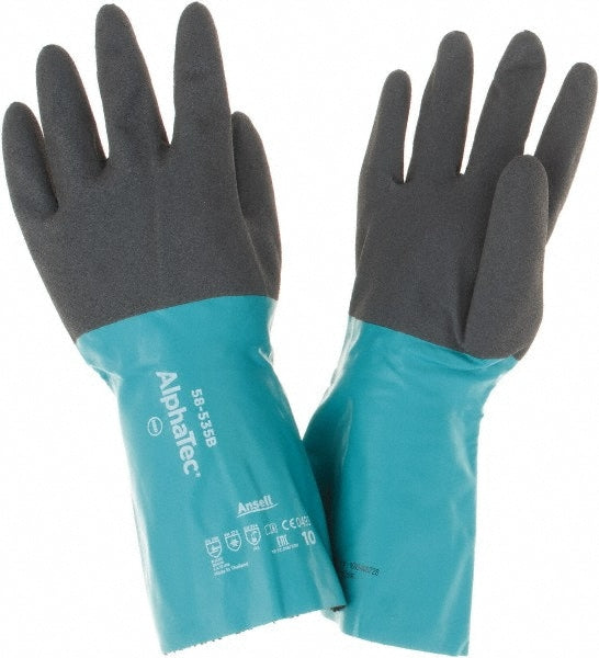 Ansell 58-535B-10 Gloves Chemical Resistant