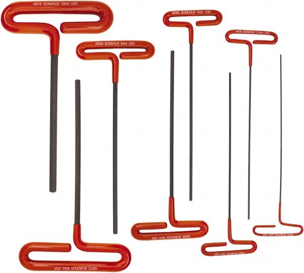 Bondhus 46587 Ind "T" Handle Hex Keys Inch