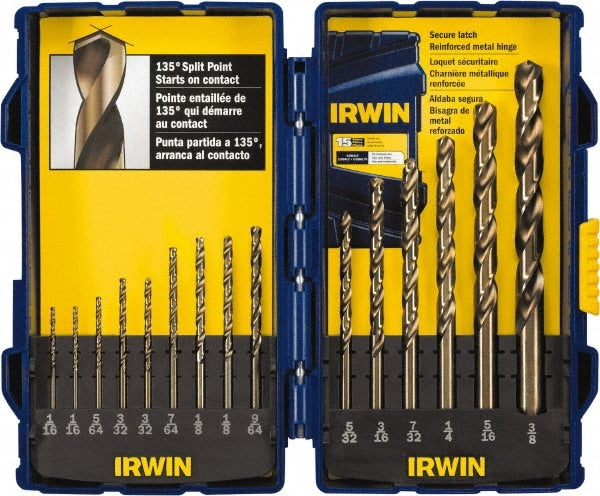 Irwin 316015 Jobber Drill Set