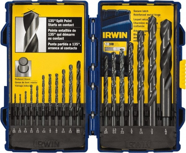 Irwin 314018 Jobber Drill Set