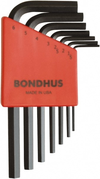 Bondhus 12292 "L" Hex Key Sets Inch