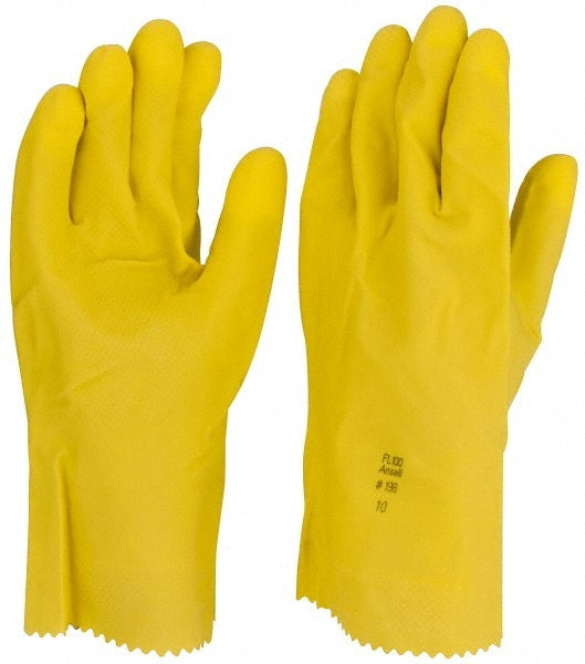 Ansell 87-198-10 Gloves Rubber Coated