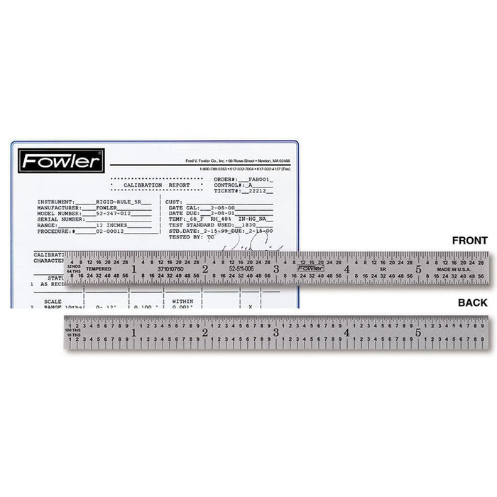 Fowler 52-511-006 6" 5R Graduation