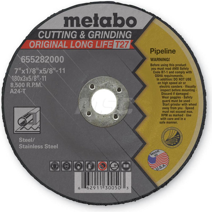 Metabo 655282000 Depressed Center Wheel Type 27