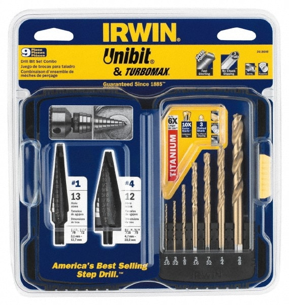 Irwin 3018008 Combination Drill Set