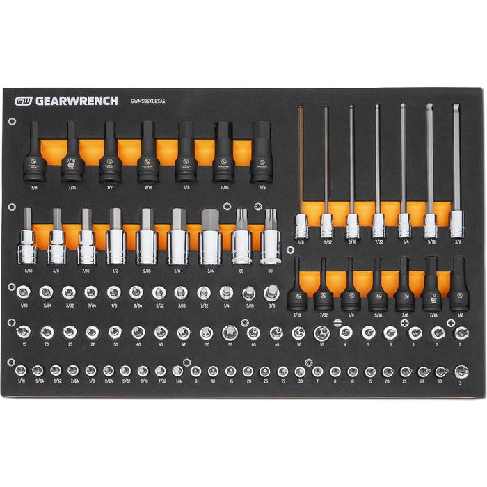 GEARWRENCH GWMSBSKCBSAE Socket Sets