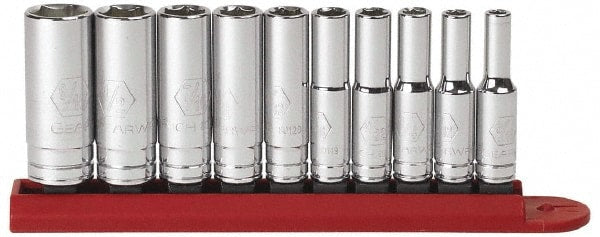 GEARWRENCH 80305 Socket Set 1/4"Drive Deep Lght