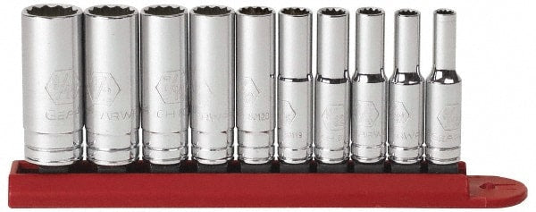 GEARWRENCH 80309D Socket Set 1/4"Drive Deep Lght