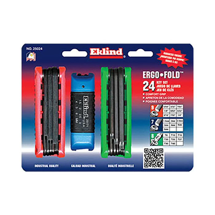 Eklind 25024 Folding Hex Sets Inch