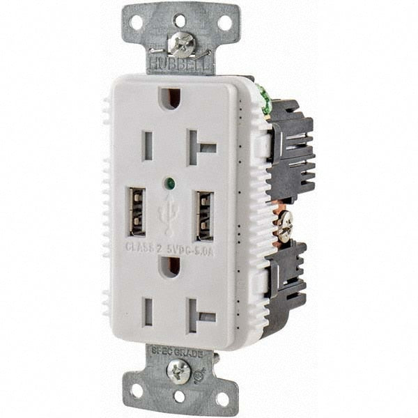 Hubbell Wiring Device-Kellems USB20A5W Wiring Devices