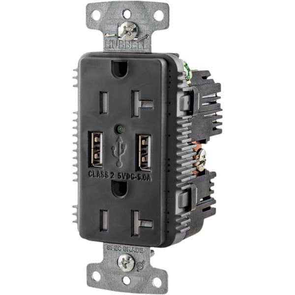 Hubbell Wiring Device-Kellems USB20A5BK