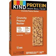 KIND Crunchy Peanut Butter Protein Bars 12/Carton - KND26026
