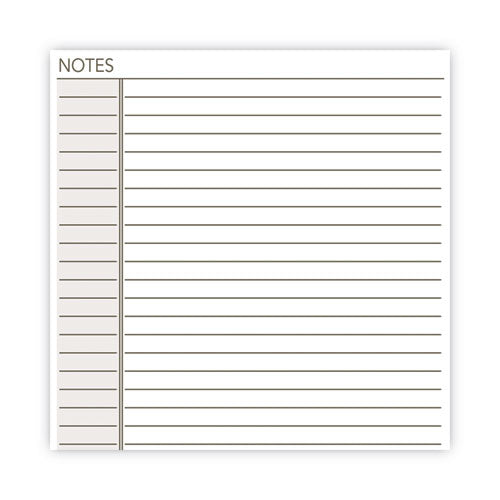 Lined Notes Pages For Planners/organizers, 8.5 X 5.5, White Sheets, Undated