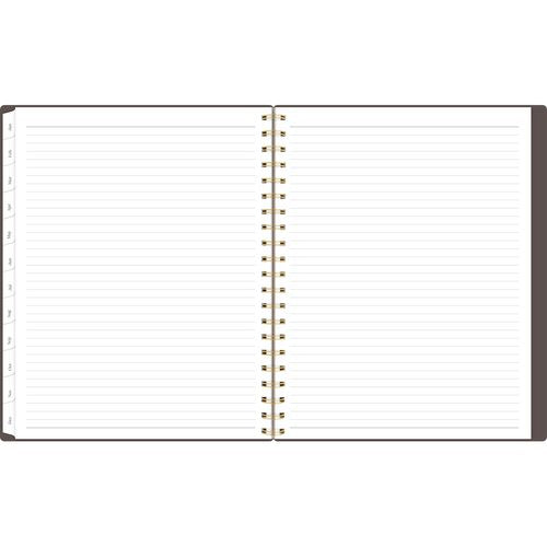 Workstyle Monthly Poly Planner, Geometric Artwork, 11 X 8.5, Java Brown/gold Cover, 12-month (jan To Dec): 2025