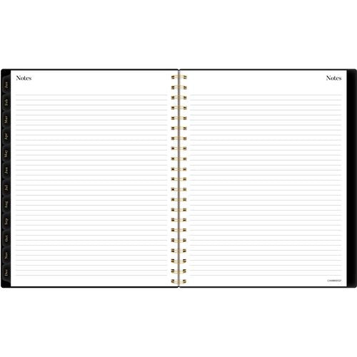 Radiate Weekly/monthly Planner, Stylized Solar-eclipse Artwork, 11 X 9.25, Black/gold Cover, 12-month (jan To Dec): 2025