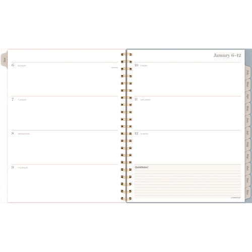 Triad Weekly/monthly Planner, Geometric Artwork, 11" X 9.25", Multicolor Cover, 12-month (jan To Dec): 2025