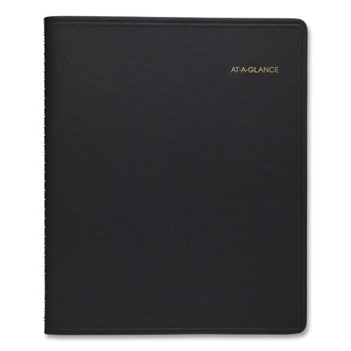 Monthly Planner, 8.75 X 7, Black Cover, 12-month (jan To Dec): 2025