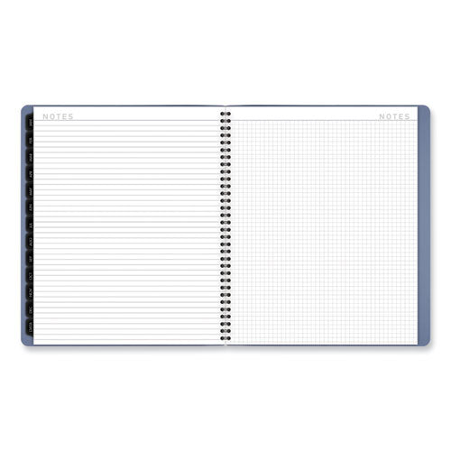 Contemporary Monthly Planner, 11.38 X 9.63, Blue Cover, 12-month (jan To Dec): 2025