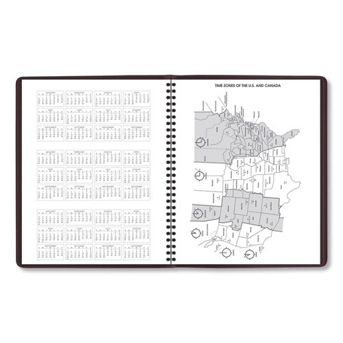 Monthly Planner, 11 X 9, Winestone Cover, 15-month: Jan 2025 To Mar 2026