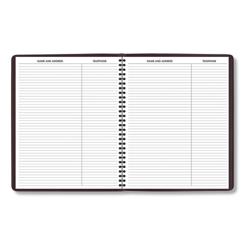 Monthly Planner, 11 X 9, Winestone Cover, 15-month: Jan 2025 To Mar 2026