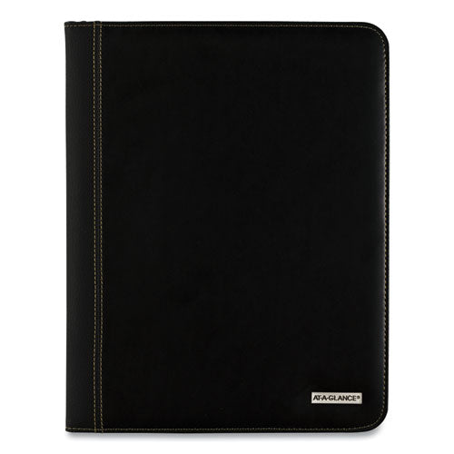 Executive Monthly Padfolio, 11 X 9, Black Cover, 13-month: Jan 2025 To Jan 2026