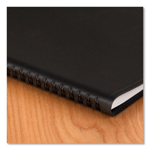 800 Range Weekly/monthly Appointment Book, 11 X 8.25, Black Cover, 12-month (jan To Dec): 2025