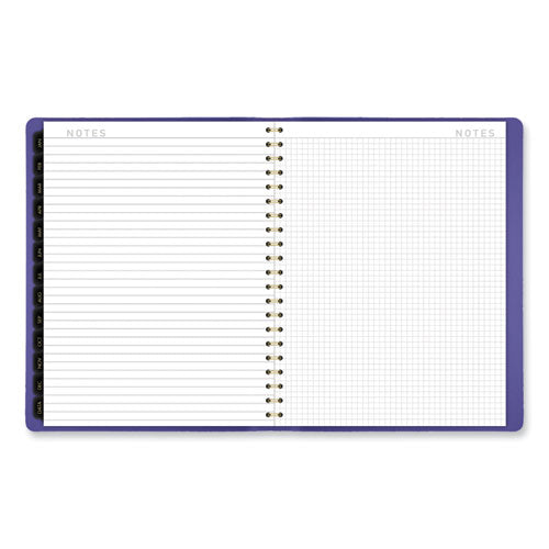 Contemporary Weekly/monthly Planner, 11.38 X 9, Purple Cover, 12-month (jan To Dec): 2025