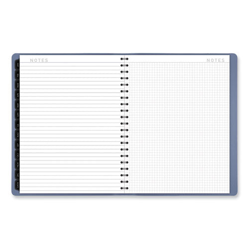 Contemporary Weekly/monthly Planner, 11.38 X 9, Slate Blue Cover, 12-month (jan To Dec): 2025