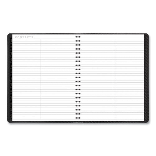 Contemporary Weekly/monthly Planner, Vertical-column Format, 11 X 8.25, Graphite Cover, 12-month (jan To Dec): 2025