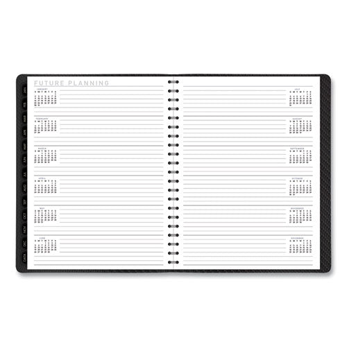 Contemporary Weekly/monthly Planner, Vertical-column Format, 11 X 8.25, Graphite Cover, 12-month (jan To Dec): 2025