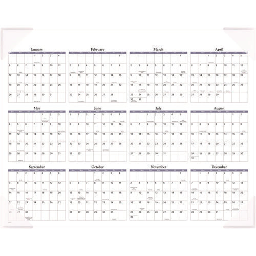 Landscape Panoramic Desk Pad, Landscapes Photography, 22 X 17, White Sheets, Clear Corners, 12-month (jan To Dec): 2025