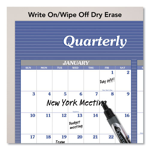 Vertical/horizontal Erasable Quarterly/monthly Wall Planner, 32 X 48, 12-month (jan To Dec): 2025