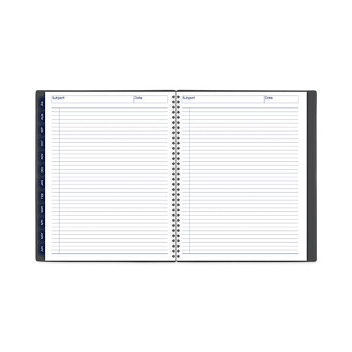 Dayminder Academic Monthly Desktop Planner, Twin-wire Binding, 11 X 8.5, Charcoal Cover, 12-month (july To June): 2024-2025