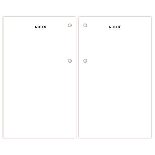 Two-color Desk Calendar Refill, 3.5 X 6, White Sheets, 12-month (jan To Dec): 2025