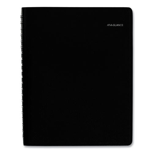 Dayminder Four-person Group Daily Appointment Book, 11 X 8, Black Cover, 12-month (jan To Dec): 2025