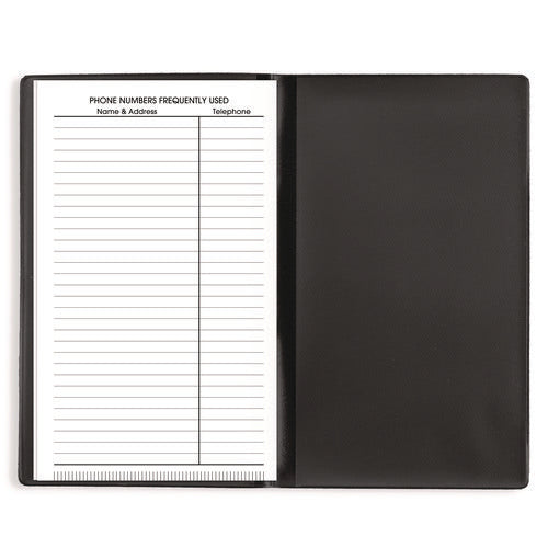 Dayminder Pocket-sized Monthly Planner, Unruled Blocks, 6 X 3.5, Black Cover, 14-month: Dec 2024 To Jan 2026