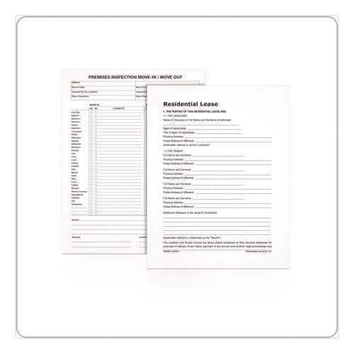 Residential Lease Form Sets With Instructions And Free Download, One-part (no Copies), 8.5 X 11, 4 Forms/set, 4 Sets/pack