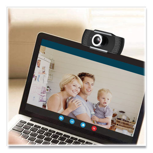 Cybertrack H4 1080p Hd Usb Manual Focus Webcam With Microphone, 1920 Pixels X 1080 Pixels, 2.1 Mpixels, Black