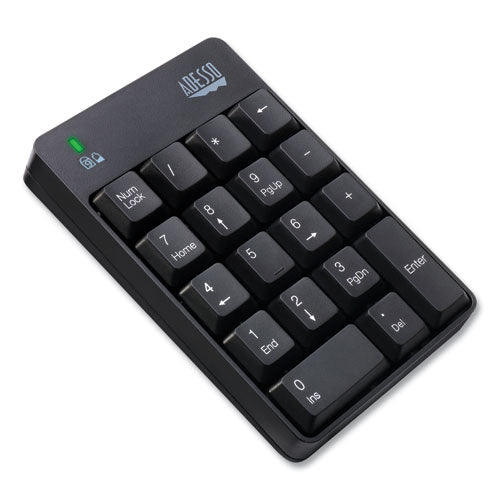 Wkb6010ub Wireless 18-key Numeric Usb Keypad, Black