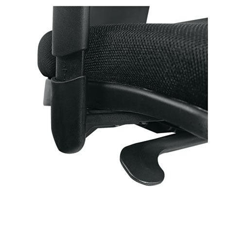 Alera Epoch Series Fabric Mesh Multifunction Chair, Supports Up To 275 Lb, 17.63" To 22.44" Seat Height, Black