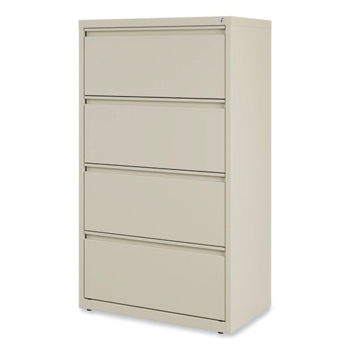 Lateral File, 4 Legal/letter-size File Drawers, Putty, 30" X 18.63" X 52.5"