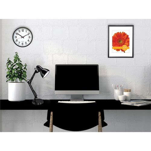 Architect Desk Lamp, Adjustable Arm, 6.75w X 11.5d X 22h, Black