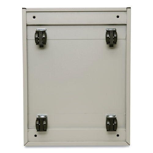 File Pedestal With Full-length Pull, Left Or Right, 2 Legal/letter-size File Drawers, Putty, 14.96" X 19.29" X 27.75"