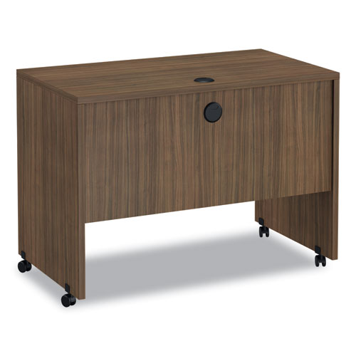 Alera Valencia Series Mobile Workstation Desk, 41.38" X 23.63" X 30", Modern Walnut