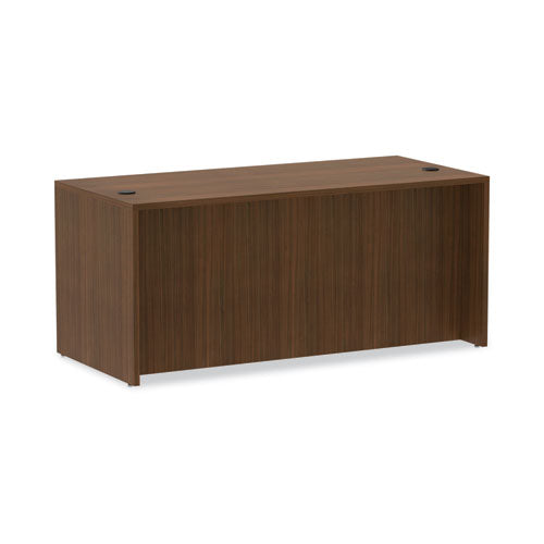 Alera Valencia Series Straight Front Desk Shell, 65" X 29.5" X 29.63", Modern Walnut