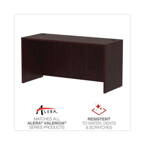 Alera Valencia Series Credenza Shell, 59.13w X 23.63d X 29.5h, Mahogany