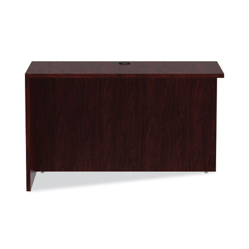 Alera Valencia Series Reversible Return/bridge Shell, 47.25w X 23.63d X 29.5h, Mahogany