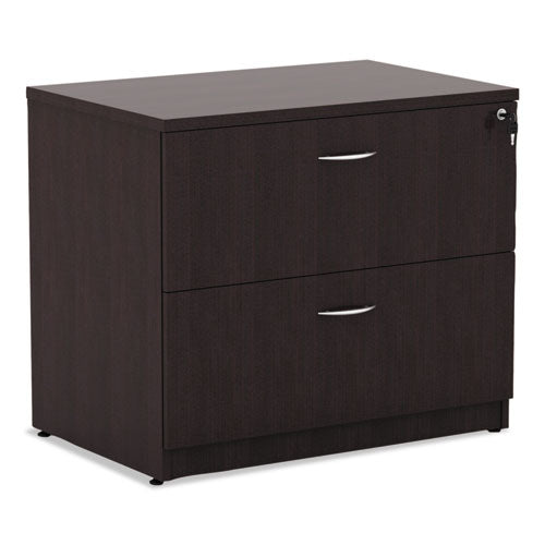 Alera Valencia Series Lateral File, 2 Legal/letter-size File Drawers, Espresso, 34" X 22.75" X 29.5"